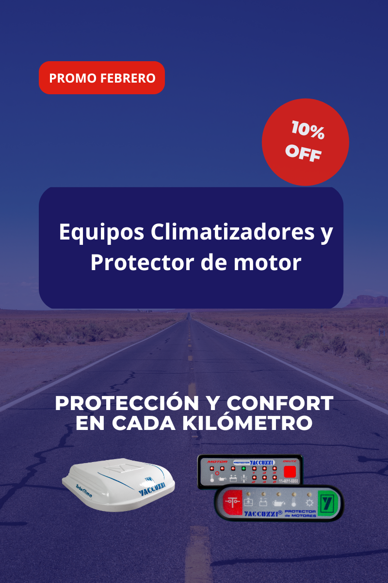 Descuento Febrero 10% en protector de motor y turboclima yaccuzzi